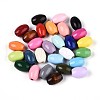 Spray Painted Schima Wood Beads WOOD-T032-29A-1