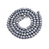 Electroplate Glass Beads Strands EGLA-A044-P4mm-A10-3