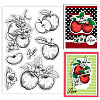 Custom Summer Theme PVC Plastic Clear Stamps DIY-WH0631-0460-1