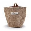 Foldable Cotton Linen Storage Basket HJEW-O003-03B-1