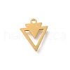 304 Stainless Steel Charms STAS-S144-01G-F-1