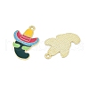 Cinco De Mayo Theme Alloy Enamel Pendants ENAM-V001-05C-G-2