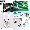 Unicraftale 120Pcs 3 Styles 304 Stainless Steel Pendant Cabochon Settings STAS-UN0020-85P-5