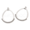 Tibetan Style Alloy Chandelier Components TIBEP-TA0002-17AS-13