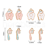 80Pcs 4 Styles Alloy Charms PALLOY-CJ0001-161-2