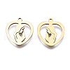 201 Stainless Steel Pendants STAS-T044-193G-1