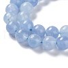 Dyed Natural Malaysia Jade Beads Strands G-G021-02B-07-3
