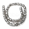 Electroplate Glass Beads Strands EGLA-L045-E-PL01-3