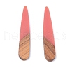 Resin & Walnut Wood Pendants X-RESI-S358-40S-2