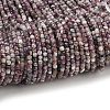 Natural Plum Bblossom Tourmaline Beads Strands G-RM2025-D49-4x4mm-2