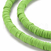 Handmade Polymer Clay Bead Strands X-CLAY-T002-4mm-68-3