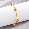 304 Stainless Steel Satellite Chains Bracelets for Women BJEW-D337-01C-G-3
