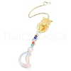 Hollow Alloy Hanging Ornaments HJEW-Q012-05A-3
