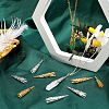 SUNNYCLUE 160Pcs 2 Colors Iron Bead Cones IFIN-SC0001-72-4