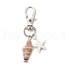 Conch Handmade Porcelain Pendant Decorations HJEW-JM03284-4