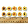 30Pcs 5 Styles Printed Wood Beads WOOD-FS0001-28-5