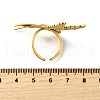 304 Stainless Steel Open Cuff Rings RJEW-M074-04C-G-2