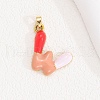 Alloy Enamel Pendants ENAM-S023-01G-W-1