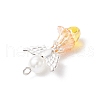 Angel and Flower Pendants PALLOY-JF03792-5