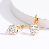 Elegant Heart Stainless Steel Hoop Earrings GM6830-3