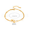 304 Stainless Steel Crystal Rhinestone Double Layer Anklets FS-WG0DDF9-02-1