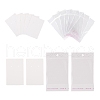 200Pcs 2 Style Cardboard Display Cards and OPP Cellophane Bags CDIS-LS0001-05A-1