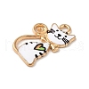 Alloy Enamel Pendants ENAM-T011-139F-2