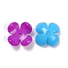 Opaque Acrylic Flower Bead Caps SACR-Q099-M19-2