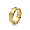 201 Stainless Steel Plain Band Ring for Men Women RJEW-WH0010-06G-MG-1