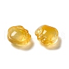 Transparent Glass Pendants GLAA-D025-08F-2
