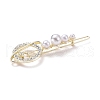 Alloy Crystal Rhinestone Hair Barrettes PHAR-Z003-16LG-2