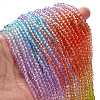 Transparent Painted Glass Beads Strands X1-DGLA-A034-T4mm-A12-2