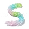 Transparent Glass Bead Strands GLAA-H023-03J-1