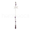 Natural Amethyst Pointed Dowsing Pendulums PALLOY-JF02009-03-1