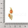 Brass Micro Pave Cubic Zirconia Pendants KK-P300-09B-G-3