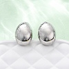 Rack Plating Brass Teardrop Stud Earrings X-EJWE-Q766-03P-4
