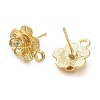 Alloy Stud Earring Findings PALLOY-I224-05G-2