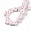 Handmade Polymer Clay Bead Strands CLAY-N011-48A-15-4