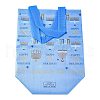 Hanukkah Theme Non-Woven Reusable Folding Gift Bags with Handle ABAG-NH0001-01C-2