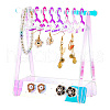 HOBBIESAY Transparent Acrylic Earring Display Stand EDIS-HY0001-03B-1