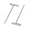 Non-Tarnish Nickel Plated Steel T Pins for Blocking Knitting FIND-D023-01P-04-2