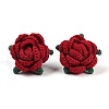 Cotton Knitting Artificial Flower DIY-P082-01E-1