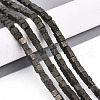 Natural Pyrite Beads Strands G-T140-37B-1
