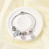 Alloy European Beads Charm Bracelets BJEW-F495-05P-1