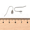 304 Stainless Steel Earring Hooks STAS-B087-09A-P-3