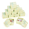 Square Paper Jewelry Ring Gift Boxes with Bowknot CON-TAC0010-80B-1