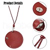 Leather Bluetooth Earphone Storage Bag Hanging Neck Necklace ST-CJ0027-03-3