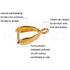 Grade AA Brass Ice Pick Pinch Bails for Pendant Making KK-PH0034-88-4