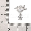 Brass Micro Pave Cubic Zirconia Pendants KK-U042-12P-3