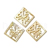 Natural Yellow Shell Pendants SSHEL-N038-03A-1